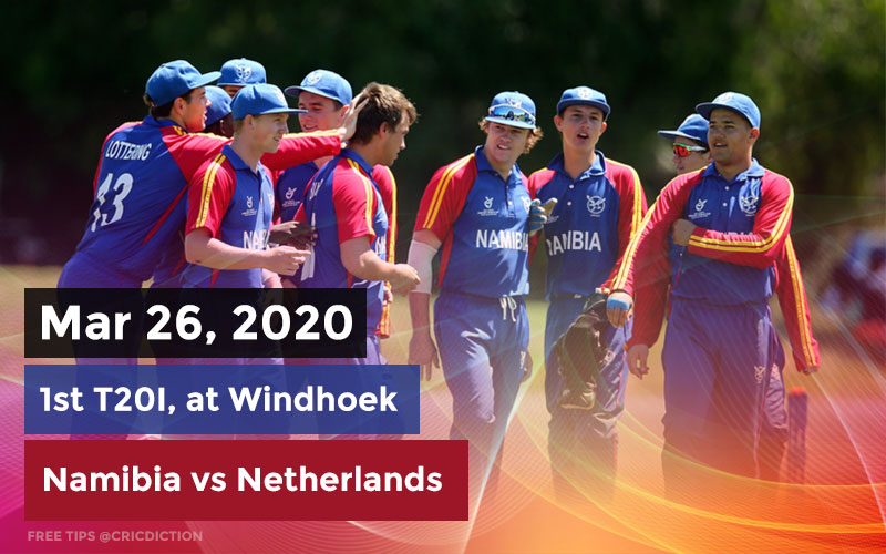 Today Cricket Match Prediction, Namibia vs Netherlands, 1st T20. Who