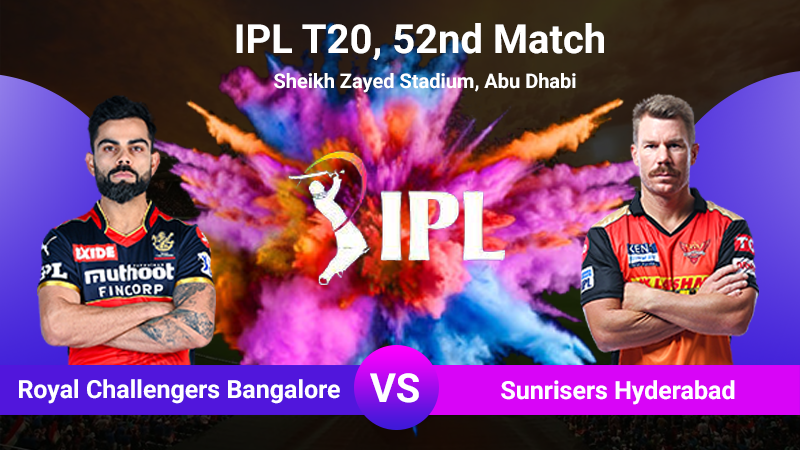 Royal Challengers Bangalore vs Sunrisers Hyderabad
