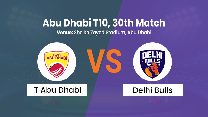 Team Abu Dhabi vs Delhi Bulls